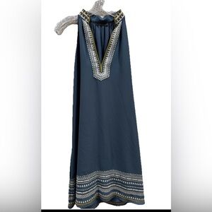 THML Blue Embroidered Dress